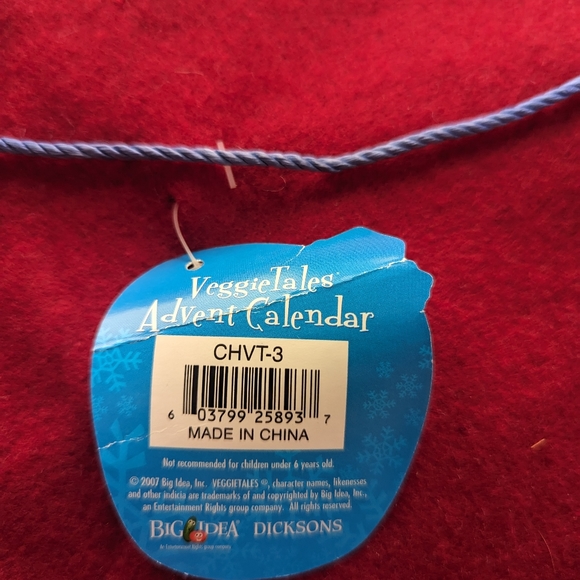 Veggie Tales Felt Christmas Advent Calendar - Picture 5 of 7